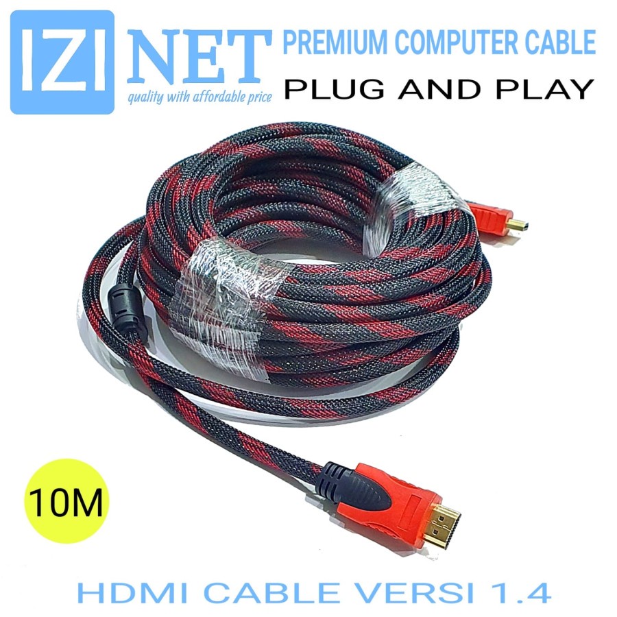 Kabel hdmi 10 meter izinet HDMI CABLE 10M