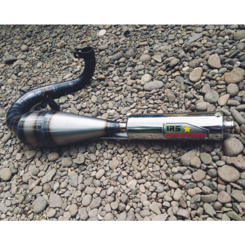 Knalpot vespa kiri harian IRS Muffler Purbalingga