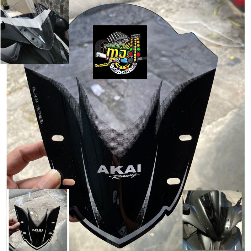 Visor Aerox Winshield Aerox Winshield Aerox Motif Karbon Merk AKAI RACING Original