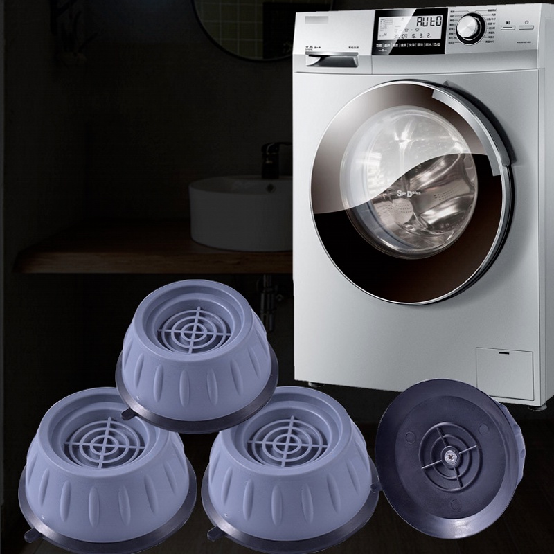 4pcs High Quality Washing Machine Anti Vibration Non Slip Pad for Treadmill ，Washing Machine ，Refrigerator ，Compressor ，Dryer， Fix Furniture