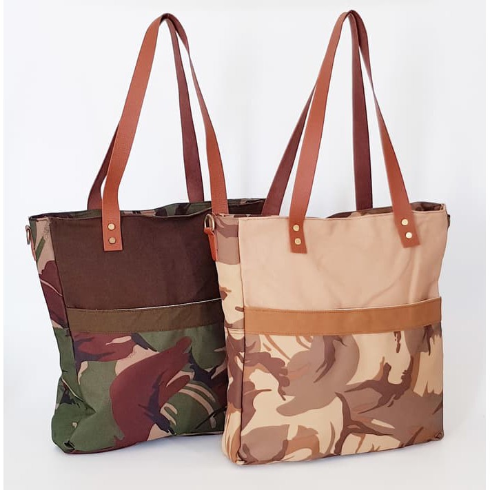 Army Fashion Tote shoulder Bag (B) / Tas Selempang Wanita - Hijau
