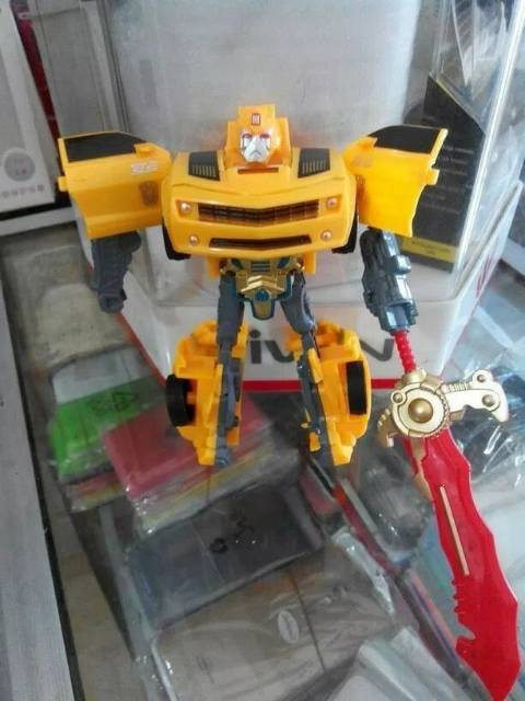 mainan robot transformers berubah bentuk mobil edukasi - anak edukatif