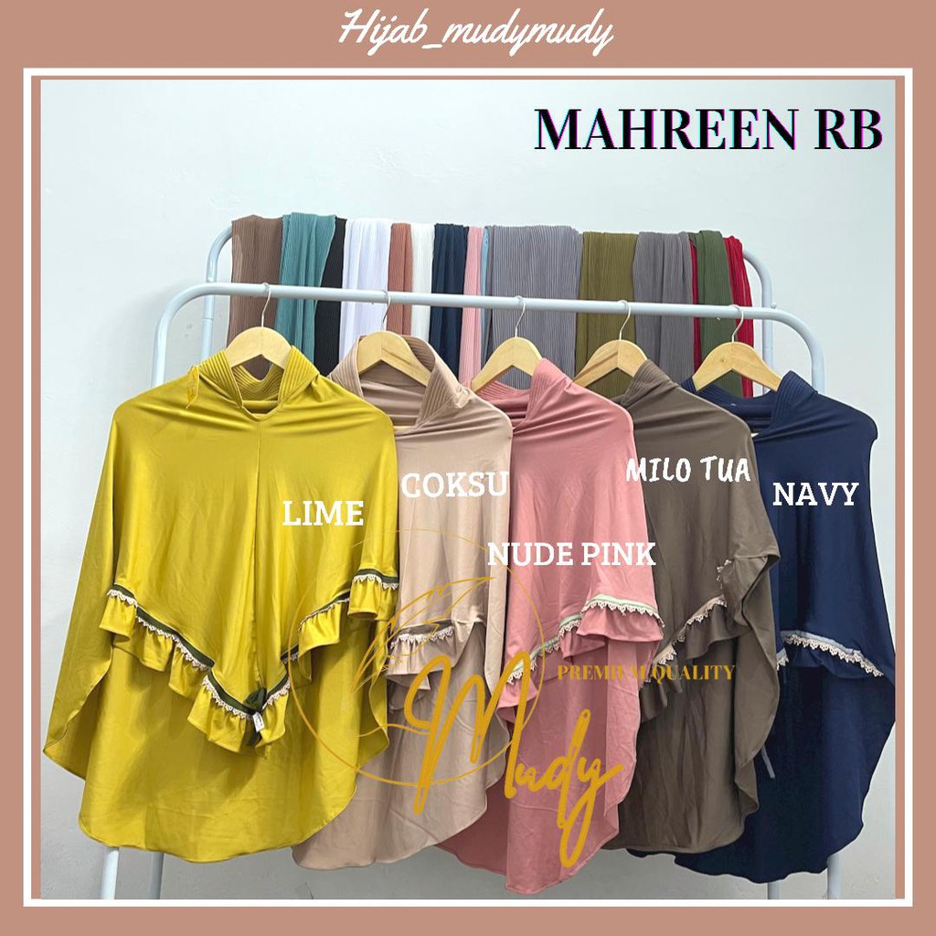 ECER//Bergo Instant MAHREEN RB//Jersey Zoya//mudymudy