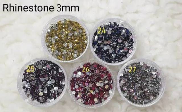 Rhinestone Blink / Gemstone Blink ukuran 3mmx