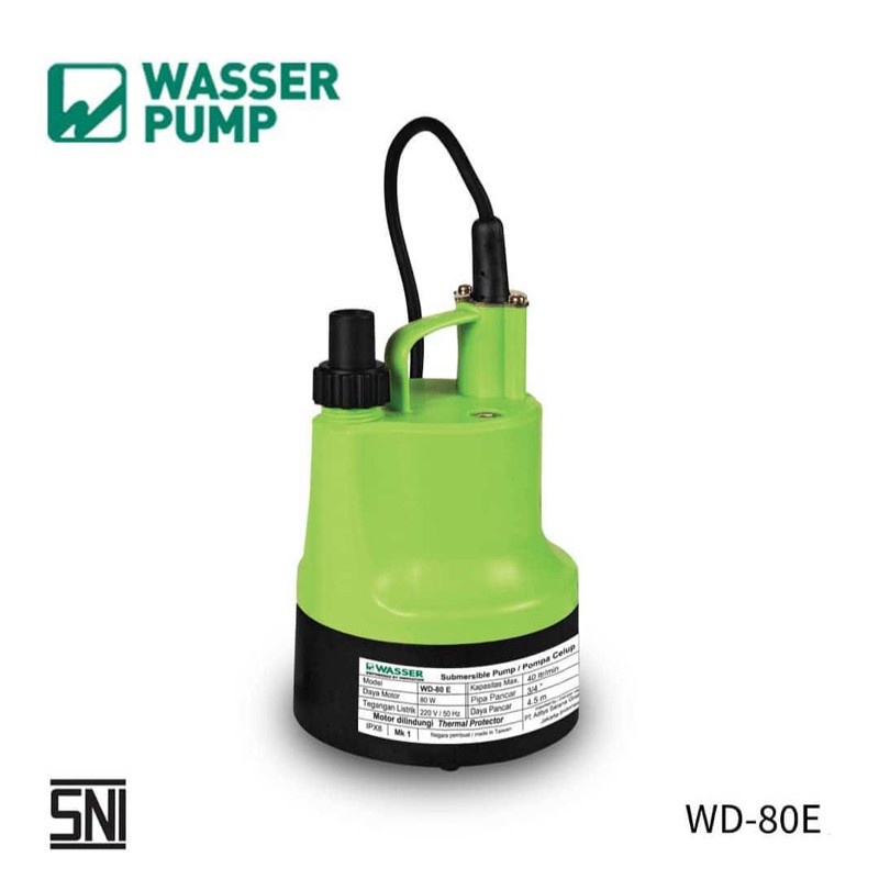 Pompa Air Celup Wasser WD80E / Water Pump Wasser WD80E 80watt