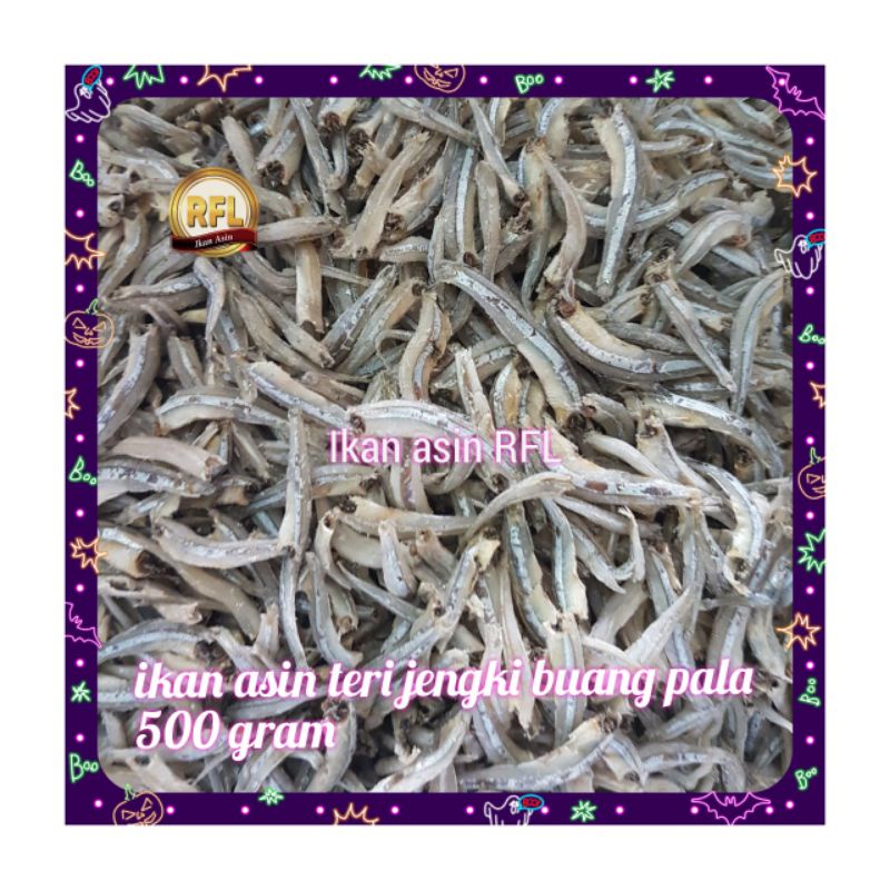 

ikan asin teri jengki bulat tanpa kepala 500 gram