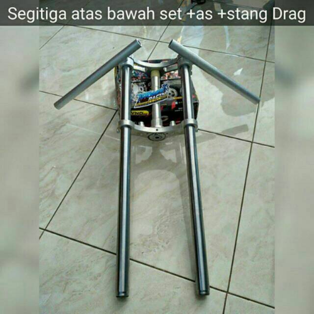 Segitiga atas bawah set+ as+ stang drag 26mm. Rc3