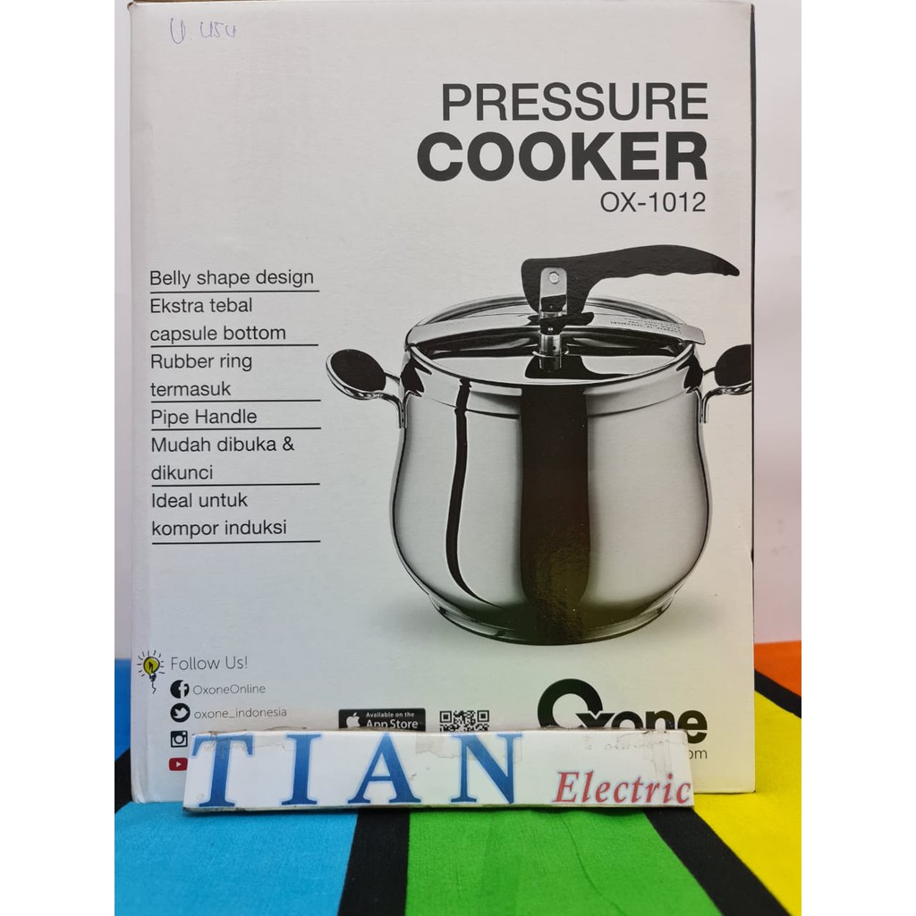 OXONE OX-1012 Pressure Cooker / Presto 12 Liter