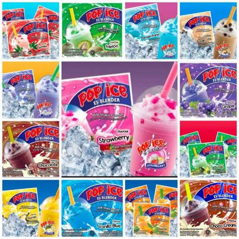 

(B3ST) Pop Ice Minuman Serbuk aneka rasa Eceran Murah