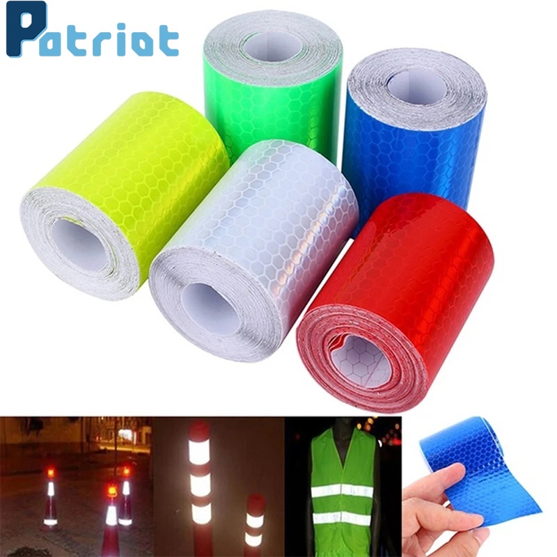 5*100cm Car Warning Conspicuity Self-Adhesive  Reflective Sticker for Car, Bicycle, Motorcycle Rim ，DIY Decoration