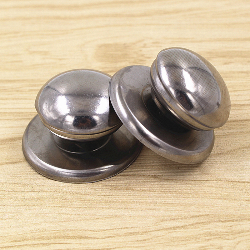 Knob Handle Tutup Panci Bahan Stainless steel Bentuk Bulat