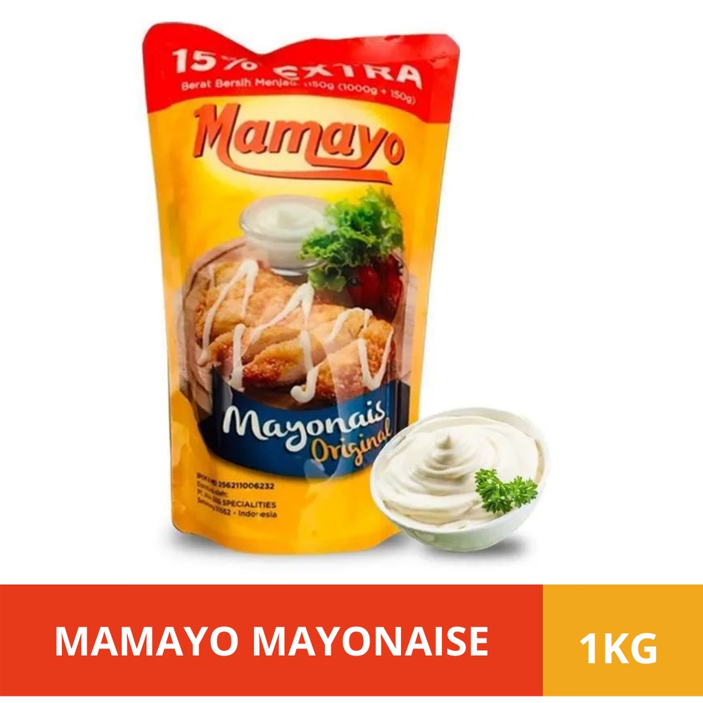 

Mamayo Mayonaise Original | Mayonais | Mayones Mayo 1Kg -100gr - 500gr & 200gr