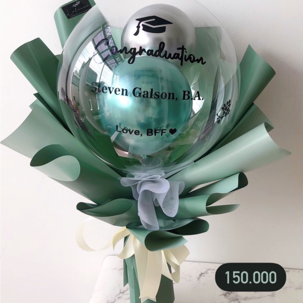 GRADUATION BALLOON BOUQUET BALON MURAH HADIAH BUKET ULANG TAHUN BUKET MURAH BOUQUET MURAH