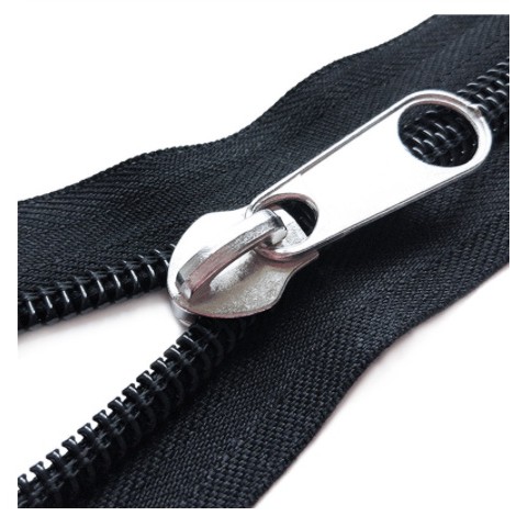 Kepala Resleting TIMUN UNUTUK REL PLASTIK Besar No 10 Hitam DAN NIKEL HARGA = RP 580/PCS /MIN 100PCS