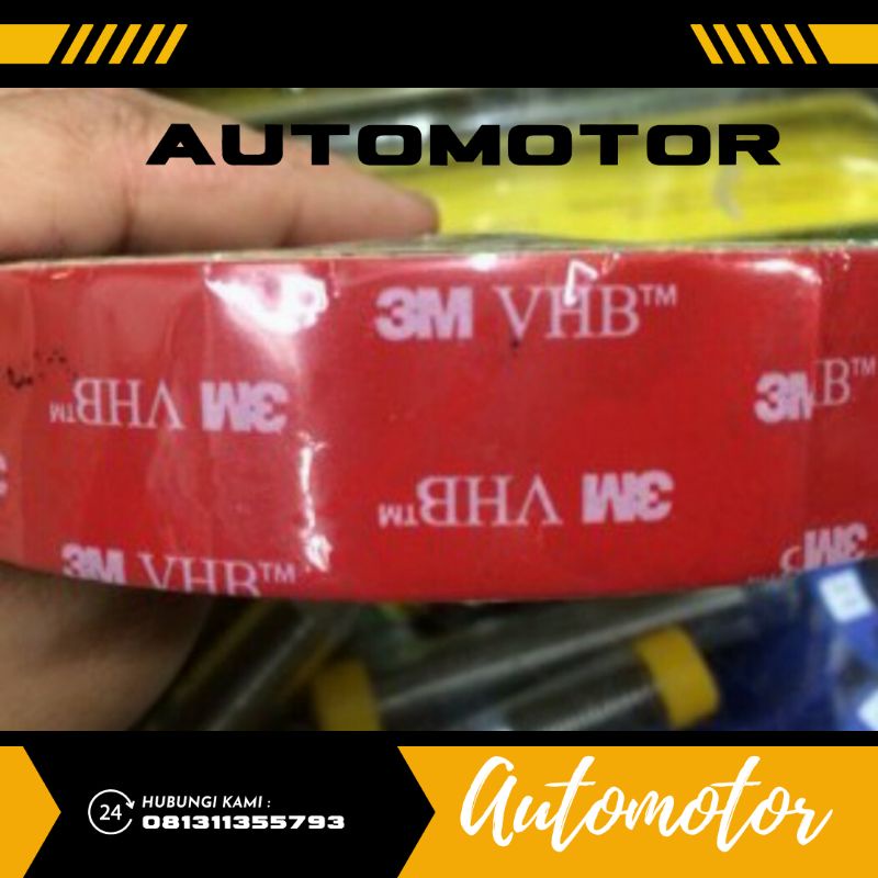 Double Tape 3M Lem Bolak Balik 3M VHB Lebar Original