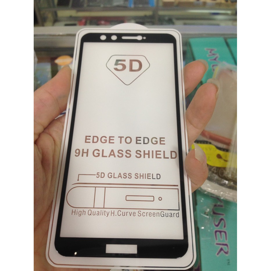 Tempered glass full lem 5D full cover gorila samsung a7 2018 new