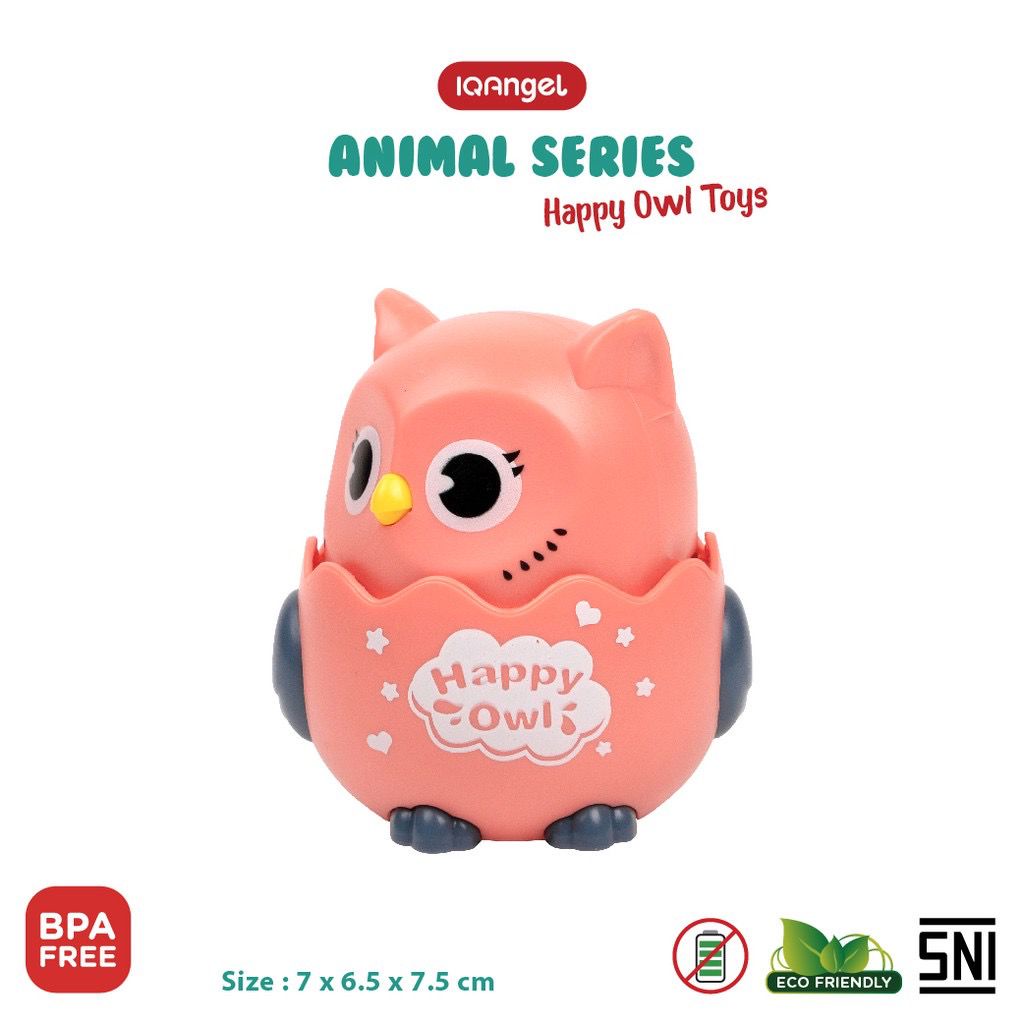 Mainan Anak - IQAngel Happy Owl Toys / Mainan Edukasi Anak Bayi Burung Hantu