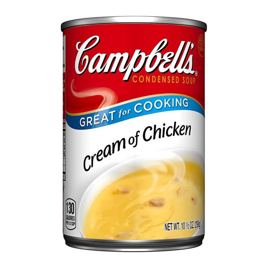 

Campbell's Condensed Cream of Chicken Soup Sup Krim Ayam Kaleng Instant Food Makanan Siap Saji Enak