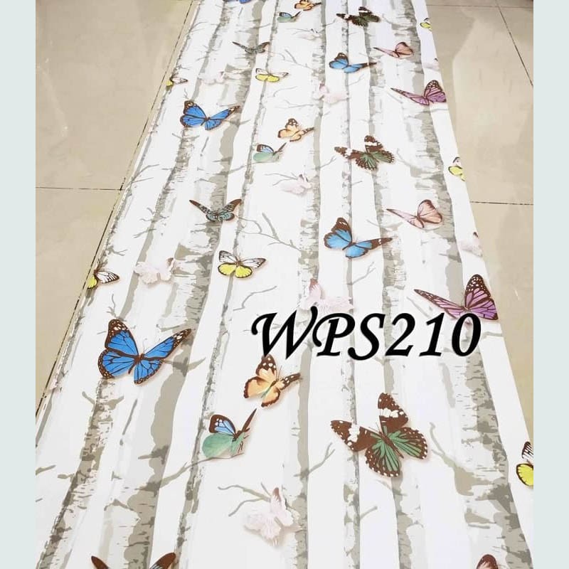 (PROMO COD) Wallpaper Stiker Dinding | Walpaper dinding Kamar Tidur | Wallpaper Promo Kupu-Kupu Bahan PVC Premium (SUDAH ADA LEM)
