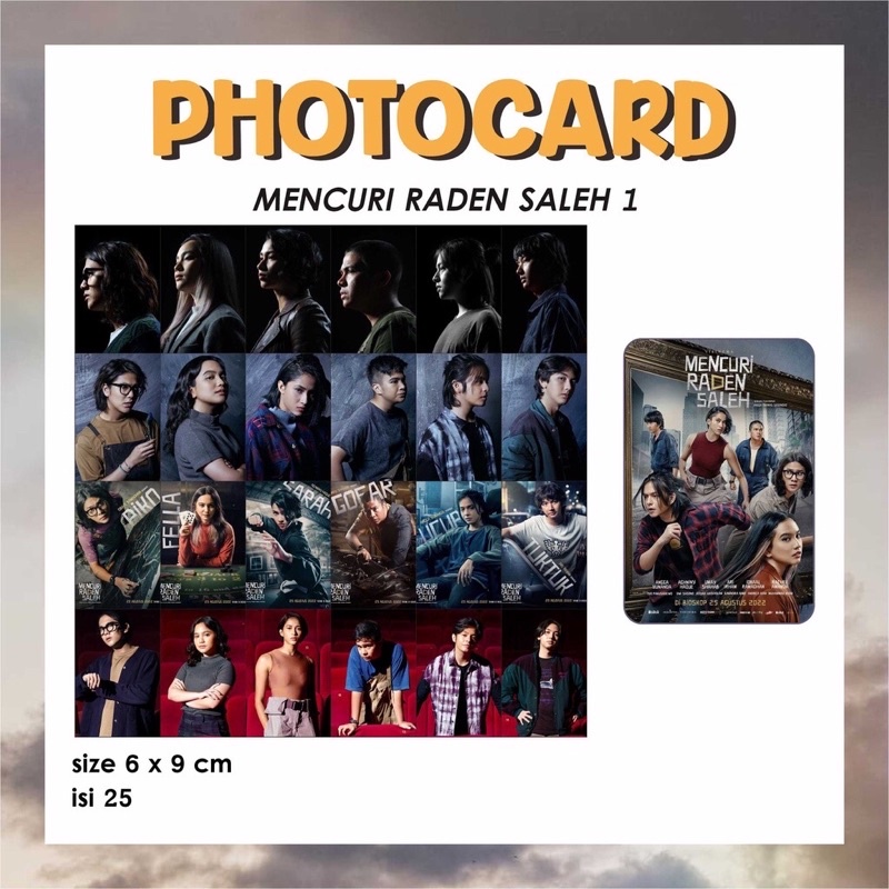 UNOFFICIAL MENCURI RADEN SALEH PHOTOCARD KODE PC69