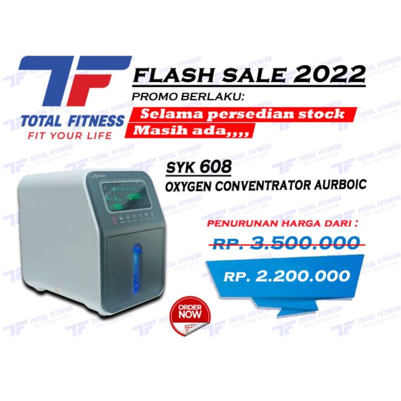 Mesin generator oxygen portable oksigen konventrator aurbpoic sky 608