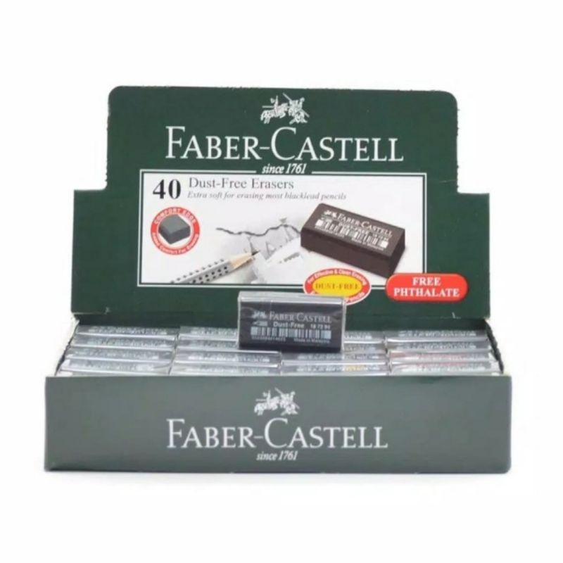 

Penghapus Faber Castell B-40 Hitam - Eraser Pencil