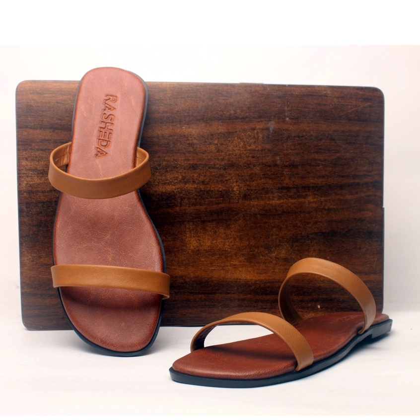 Sandal Wanita Terbaru Rasheda Series NSA Sendal Slide Selempang Perempuan