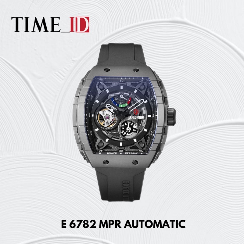 Jam Tangan Expedition E 6782 MPR Full Black Automatic