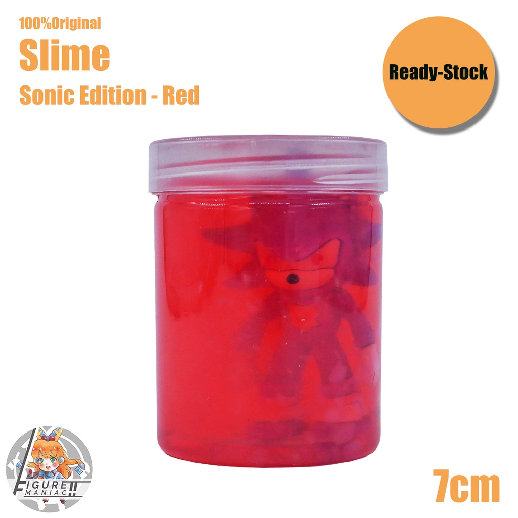 Mainan Anak - Slime Sonic Tabung Edition 7 cm Import Premium