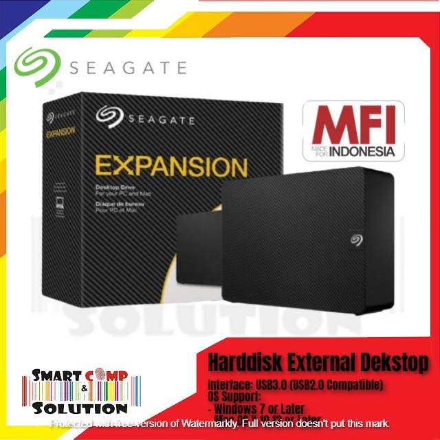 Hardisk Seagate Expansion Desktop USB 3.0 3.5&quot; HDD / HD / Harddisk MFI