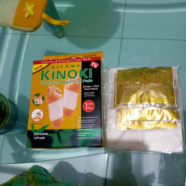 Kinoki Gold Ginger / Koyo Kaki / Cleansing Detox Foot Pad