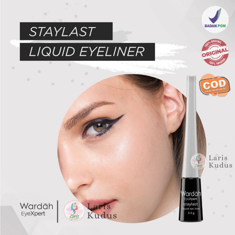 Wardah EyeXpert Staylast Liquid Eyeliner 3.5 gr/Wardah Eyeliner Liquid/Wardah Eyeliner/Wardah Promo