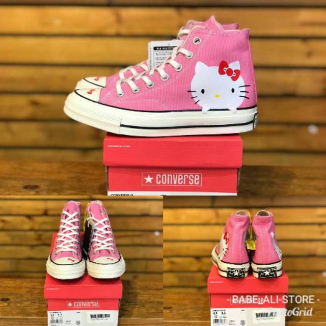 

Converse High X Hello Kity Pink