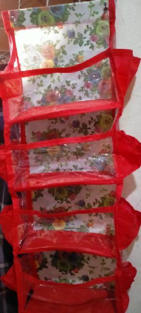 Cod Jnt Promo Murah Rak Gantung 5in1 Motif Resleting Kwalitas Terbaik