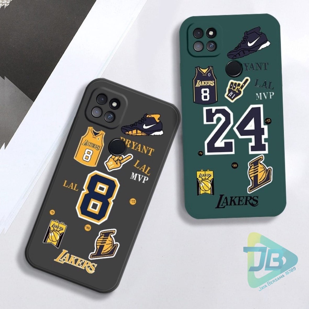 SOFTCASE MACARON PELINDUNG KAMERA CUSTOM LAKERS OPPO VIVO SAMSUNG REALME XIAOMI IPHONE INFINIX FOR ALL TYPE JB5883