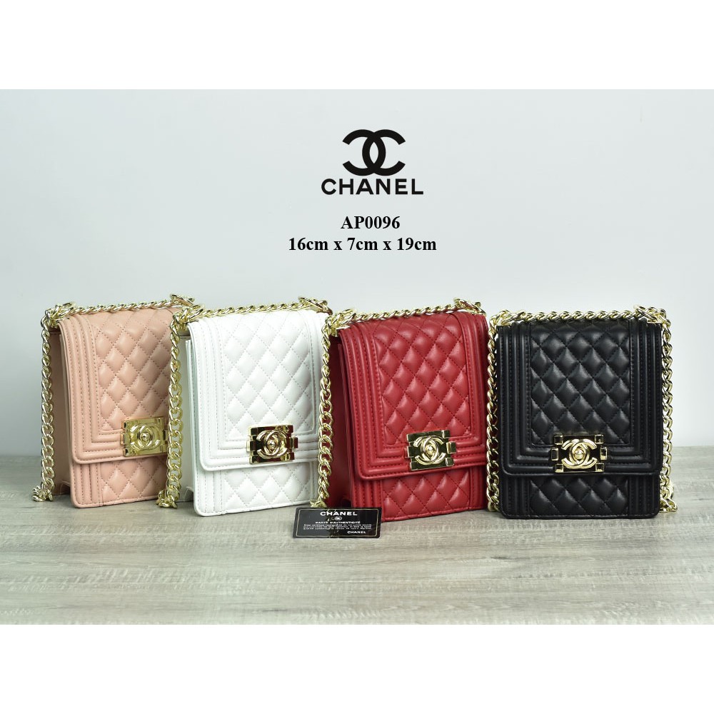 Supplier Tas Branded Tas Chanel Boy North South Lambskin Semi Premium AP0096