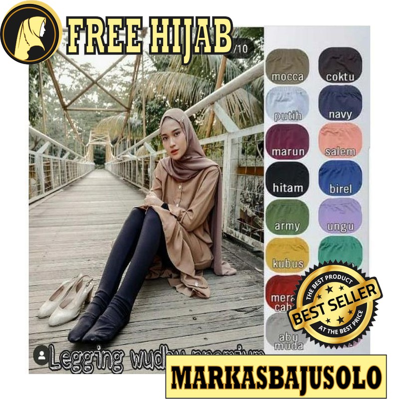 LEGGING WUDHU PREMIUM / LENGGING WUDHU PREMIUM JEMPOL TEBAL ANAK MURAH JUMBO