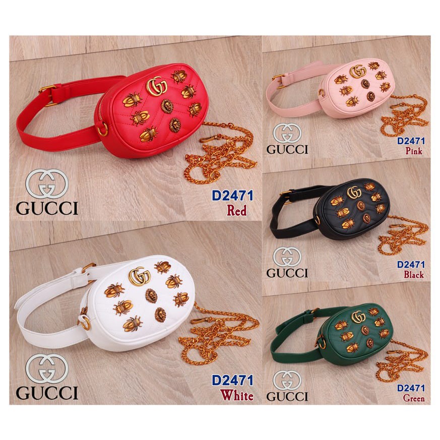 Bag Gucci D2471 / tas mini gucci / tas wanita mini / tas pesta / tas gucci / tas selempang gucci