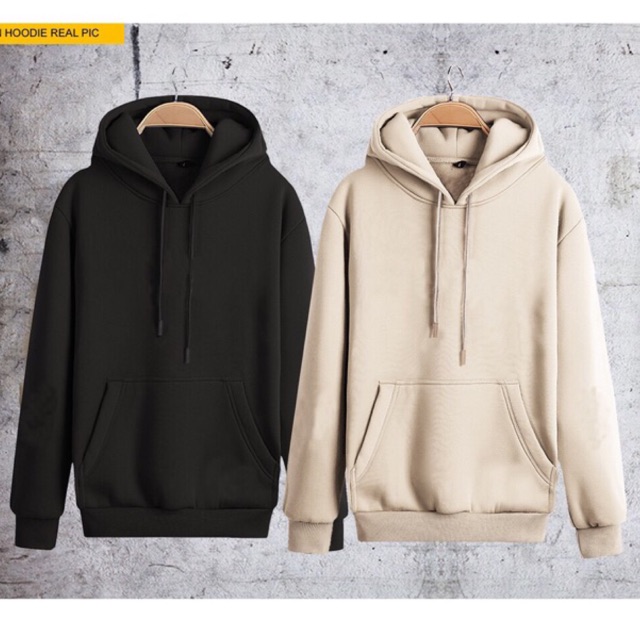 Hoodie 100 Cotton Fleece Shopee Indonesia