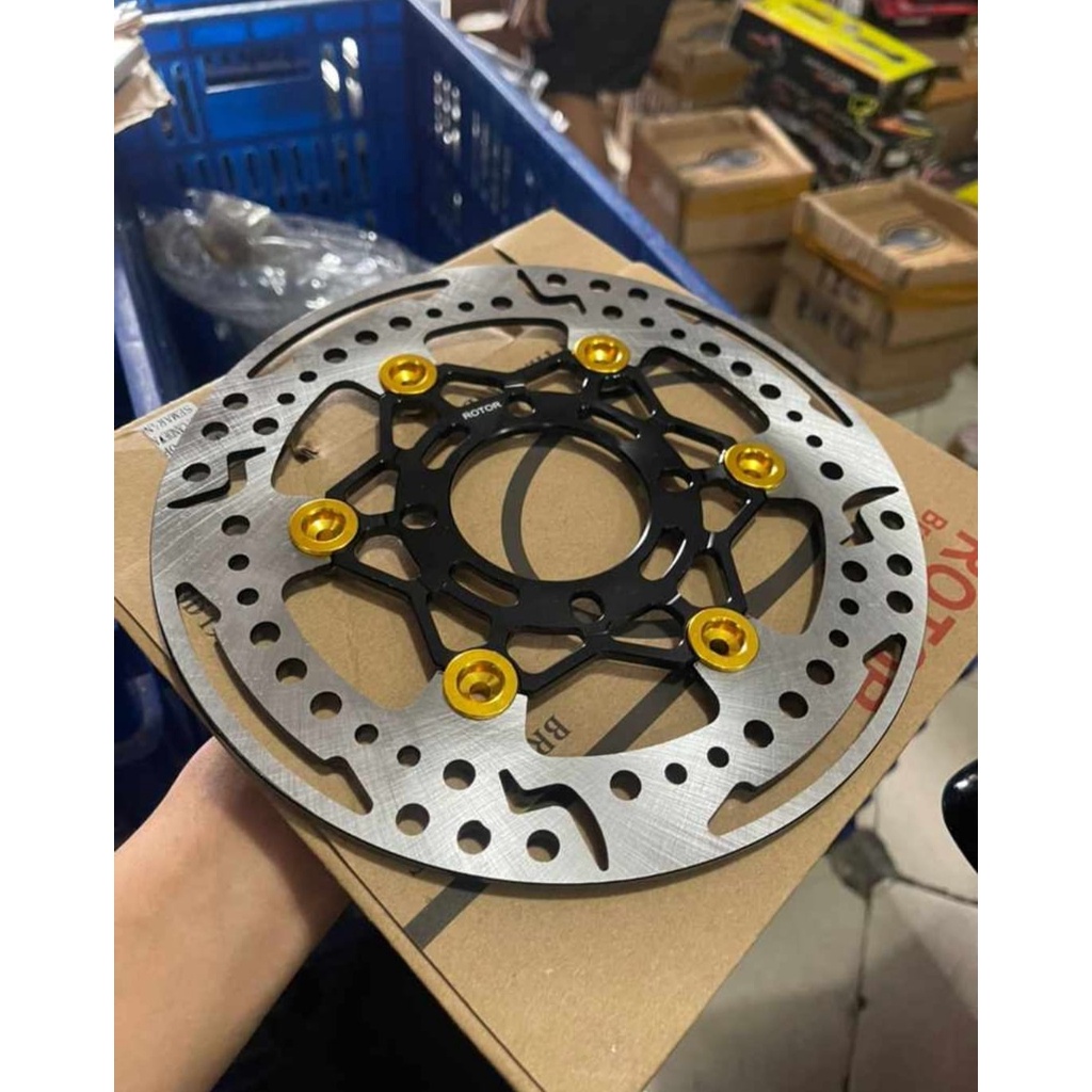 disc disk piringan cakram depan ROTOR 3 DIMENSI  220MM beat Vario Mio Scoopy MX F1Zr jupiter
