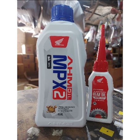 PAKET OLI MPX 2 800ML dan OLI GEAR AHM 120ML