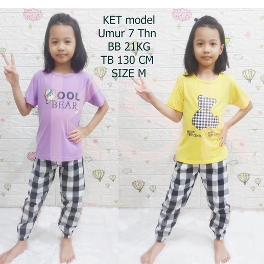 KS setelan anak perempuan / setelan anak cewek / setcel anak perempuan