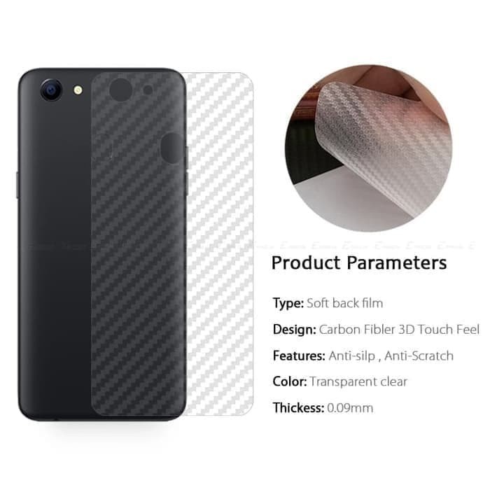Back Skin Carbon Oppo F5 F5 Youth - Skin Carbon F5 F5 Youth