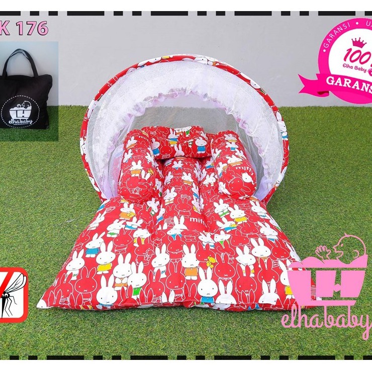 Kasur Bayi Karakter | Tempat Tidur Bayi Baru Lahir Murah | Kado Bayi Baru Lahir Kekinian Free Tas