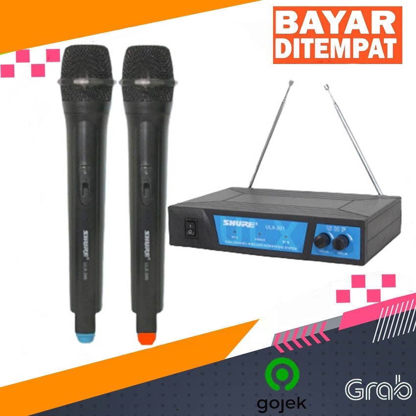 Shure Microphone Wireless Double UHF ULX - 99