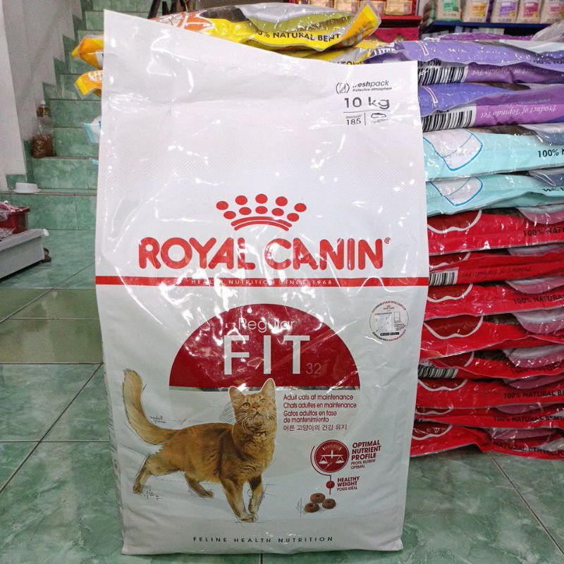 EKSPEDISI ROYAL CANIN REGULAR FIT 32 KEMASAN 10KG FRESHPACK/ RC FIT /ROYAL CANIN/ MAKANAN KUCING SEHAT/ RC FITT