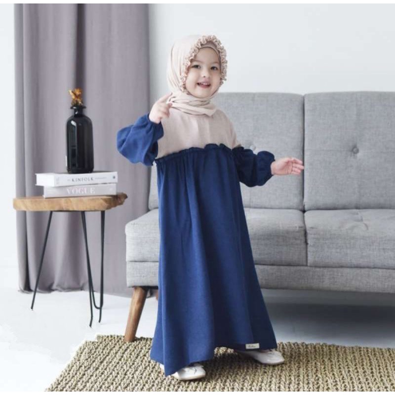 [COD] GAMIS ANAK TERBARU | GAMIS ANAK PEREMPUAN SET PASMINA INSTAN SEGITIGA | GAMIS ANAK KEKINIAN [P