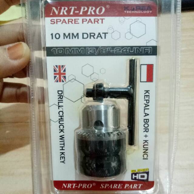 Kepala bor 10mm kepala bor modern maktec 10 mili dudukan mata bor tangan bor listrik