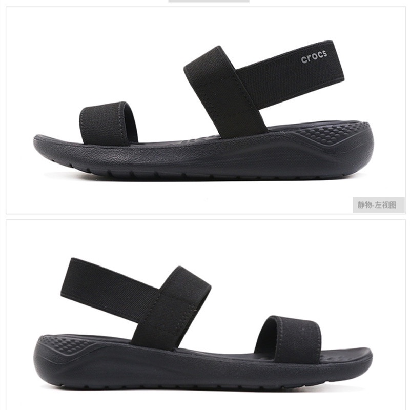 Crocs Sendal Crocs / Literide Sandal Tali 1 Wanita / Sandal Karet / Sendal suster / perawat 05106