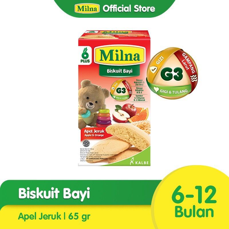 

Milna Biskuit apel jeruk 6+